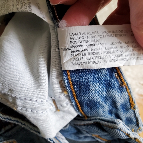 Zara bead distressed statement jeans - Picture 6 of 6